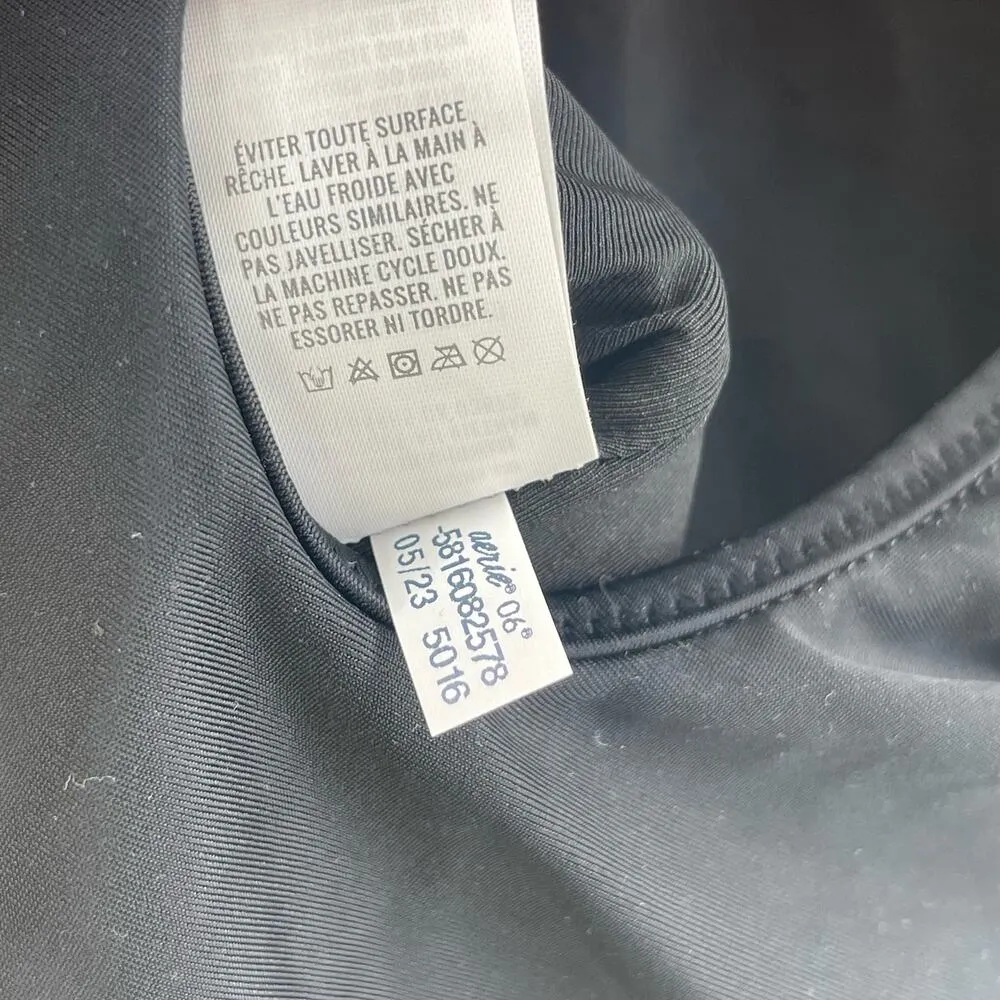 AERIE By American Eagle Swimsuit One Piece Size XXL NWT Black Keyhole Halter - Image 15