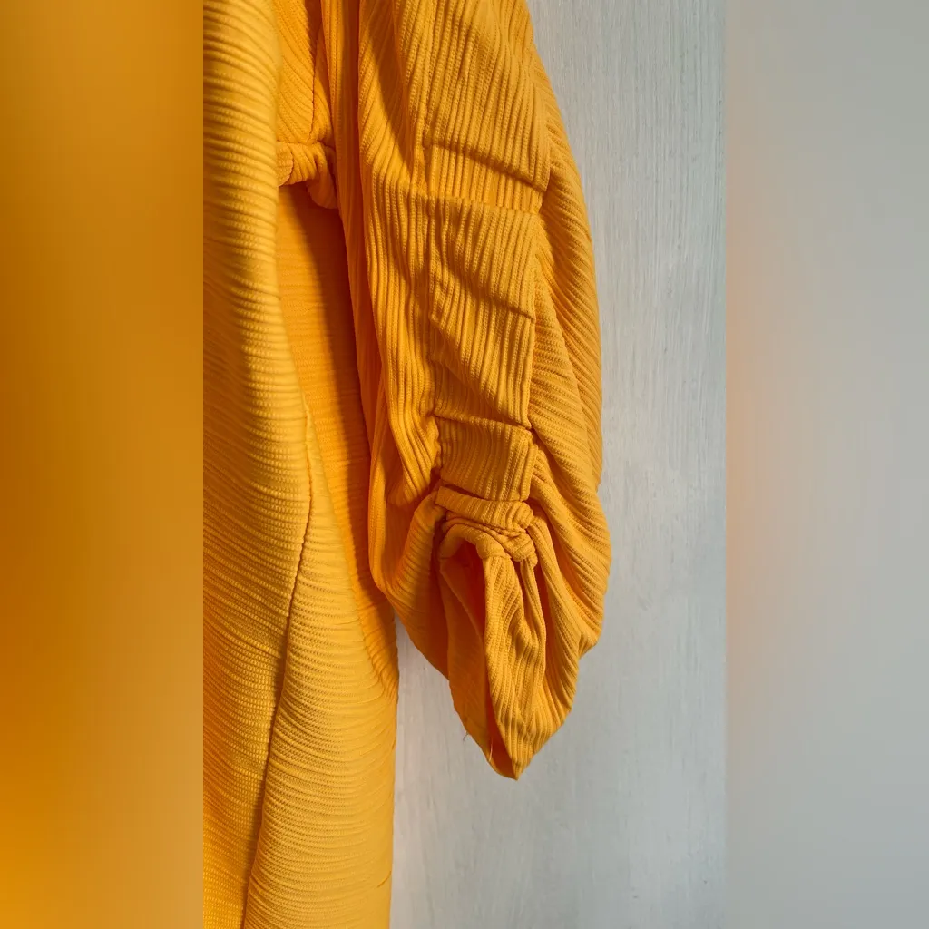 Zara Vibrant Orange Tunic Top - Image 4