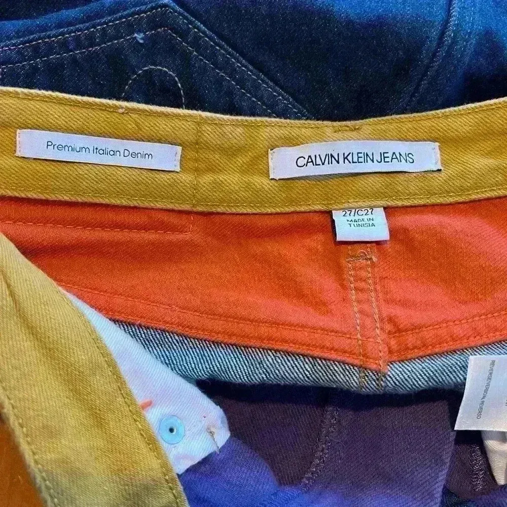 Calvin Klein American classics high rise mini skirt Jean SIZE 27 - Image 3