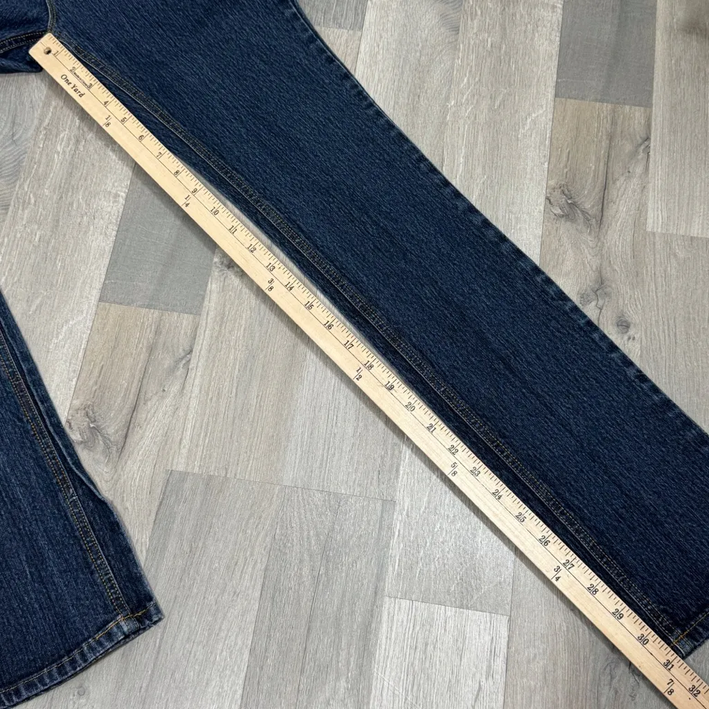 SO Juniors Y2K Vintage Low Rise Straight Leg Skinny Jeans Blue Size 3 - Image 11