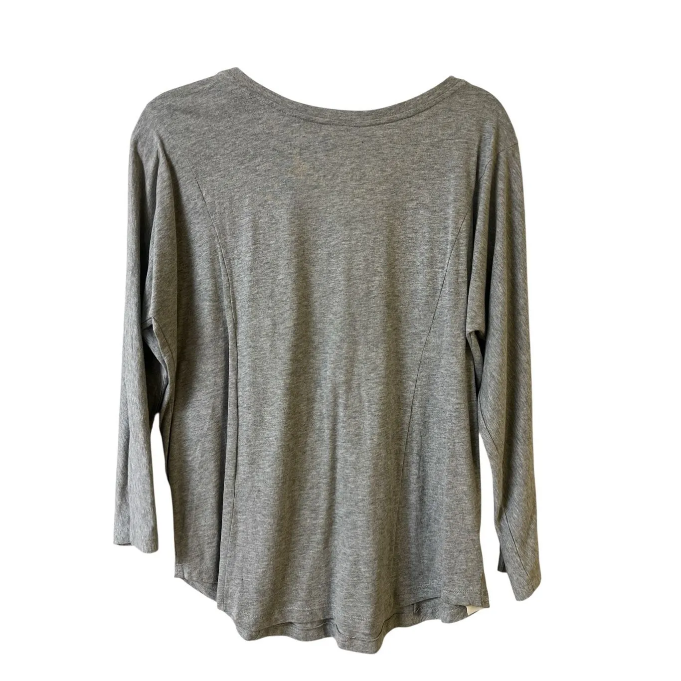 MNG casual wear pullover top sz Large Gray - Image 2