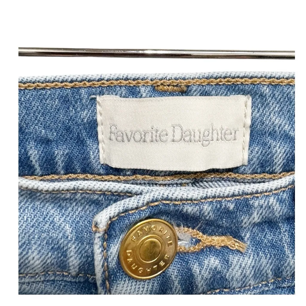 Favorite Daughter The Valentina High Waist Straight Leg Jeans Size 25 Blue - Image 7