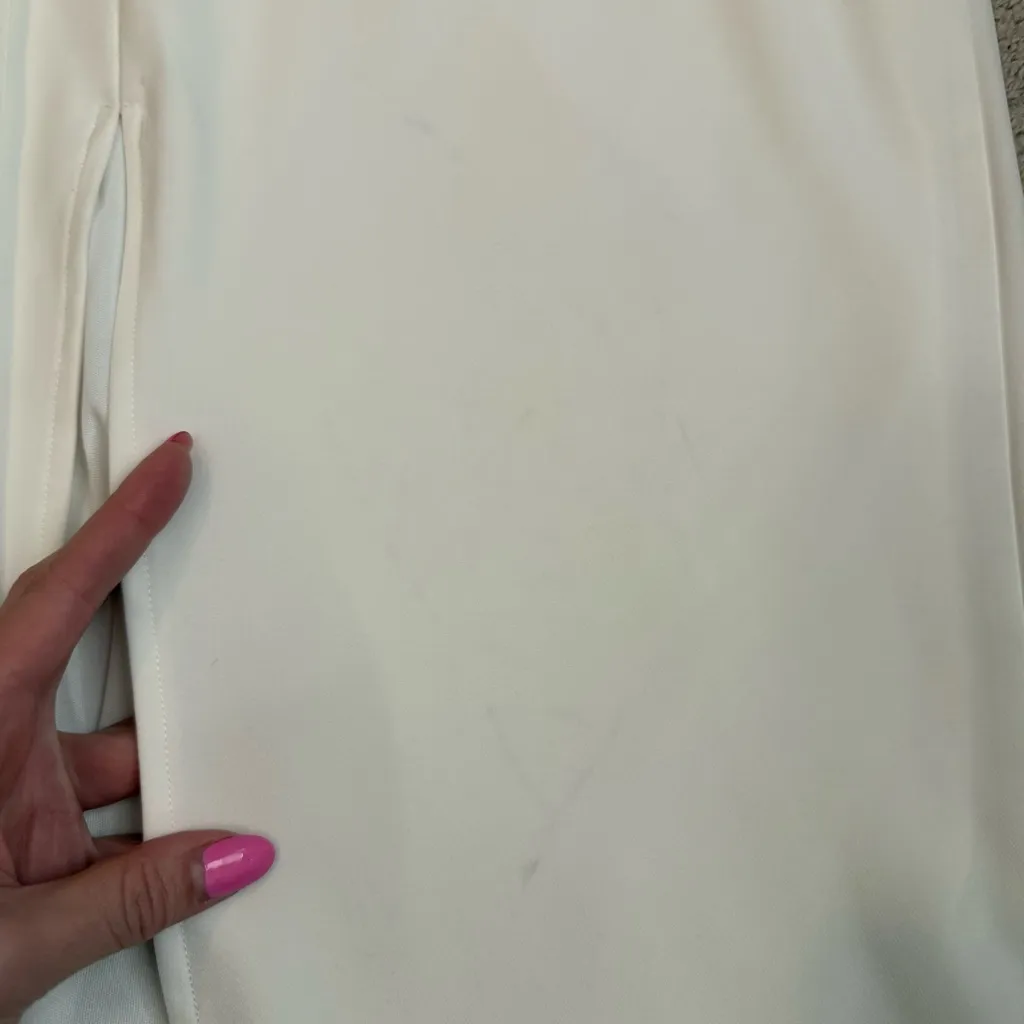 Avec Les Filles Pearl Embellished Cut Out Halter Dress White 14 - Image 10