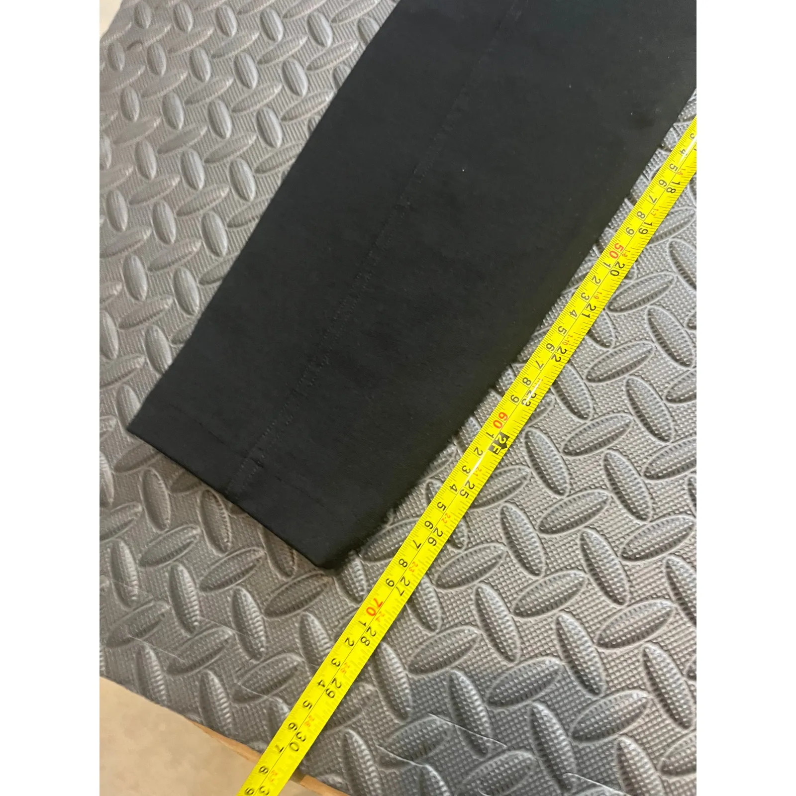 EILEEN FISHER Pull-On Elastic Waist Stretch Ankle Pant Dark Black XS Rayon nylon - Image 7