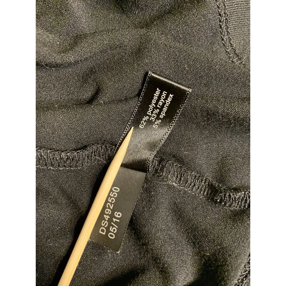 The Limited Midi Dress Women's Petite Medium Black‎ Semi Formal Stretch Minimal - Image 10