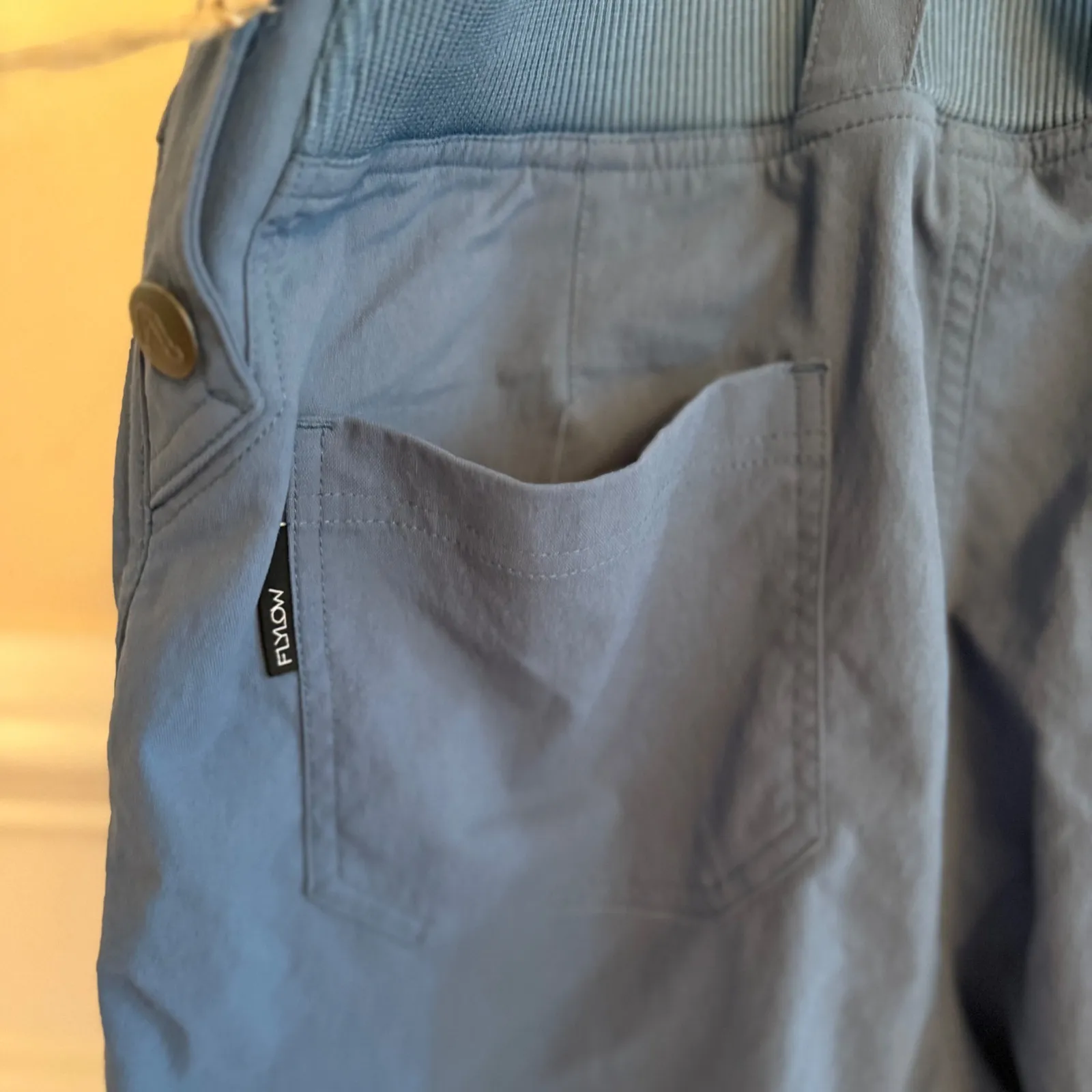 Flylow Women's Life Jumper Romper‎ Overalls Shorts River Blue Size M NWT Size M - Image 12