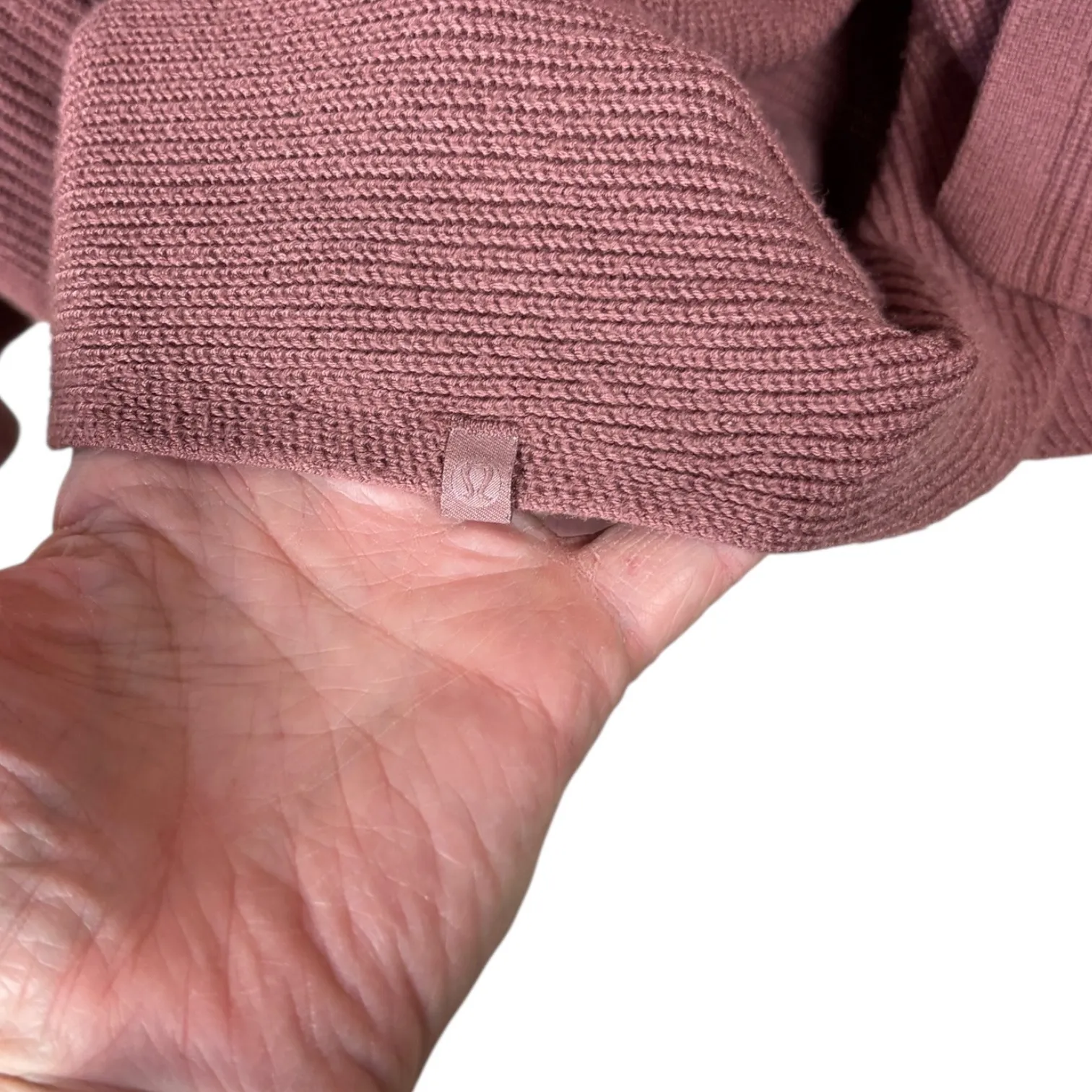 Lululemon Cashlu Knit Textured Wrap Spiced Chai Sweater Oversized Comfy Sz M/L - Image 3