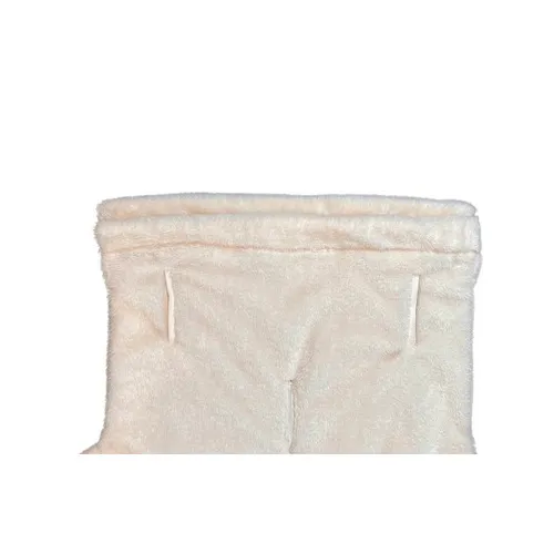 Lularoe Cream High Pile Fleece Pullover Jacket LARGE‎ Plush Cozy Outdoor Quilted - Image 5