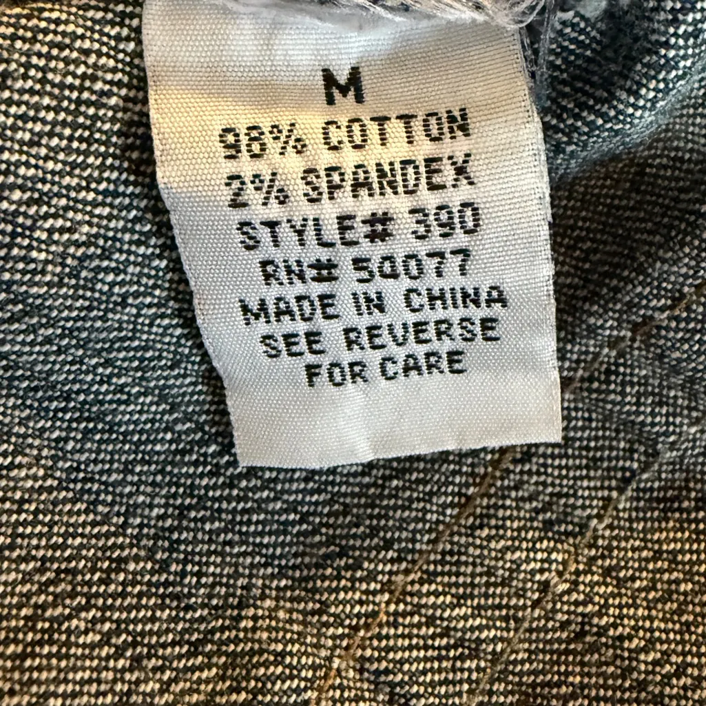 CAbi Artsy Jean Jacket with snap closures and unique Vintage Buttons Size M - Image 9