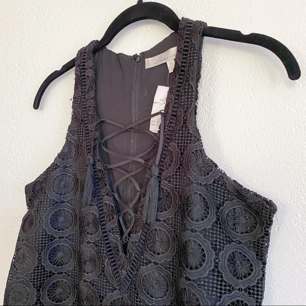 Lovers + Friends Escape Crochet Knit Dress NWT Size XS - Image 5