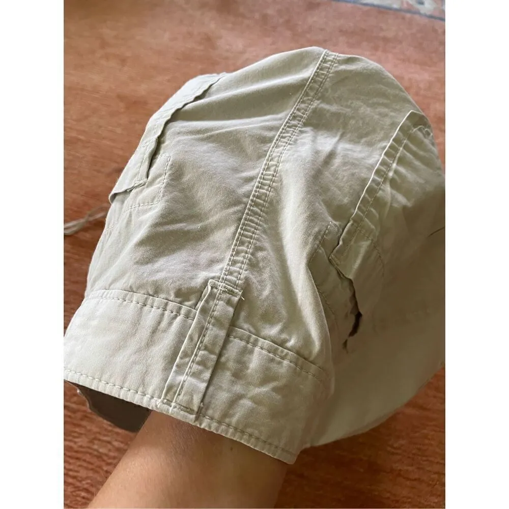 G.H. Bass & Co. Cargo Pocket Pants 100% cotton Size 14 Gray - Image 9