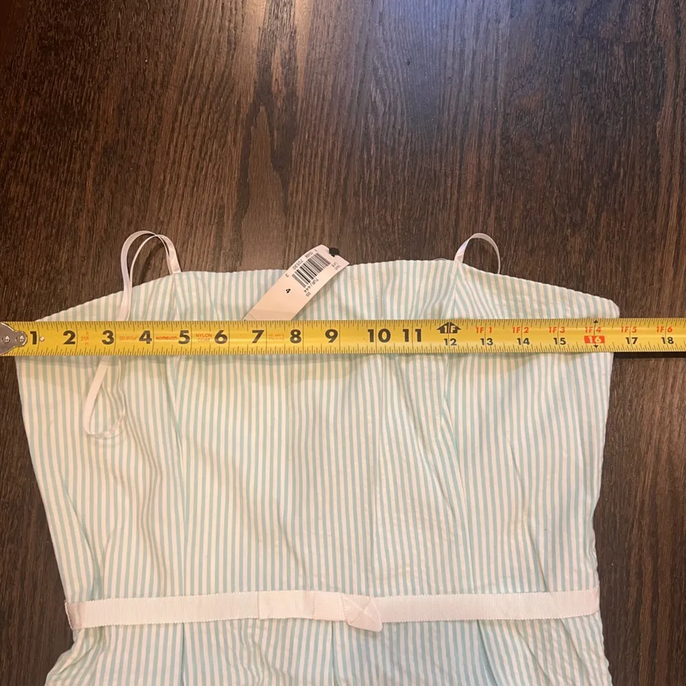 Laundry By Shelli Segal Blue and Pink Strapless Sundress - Image 7