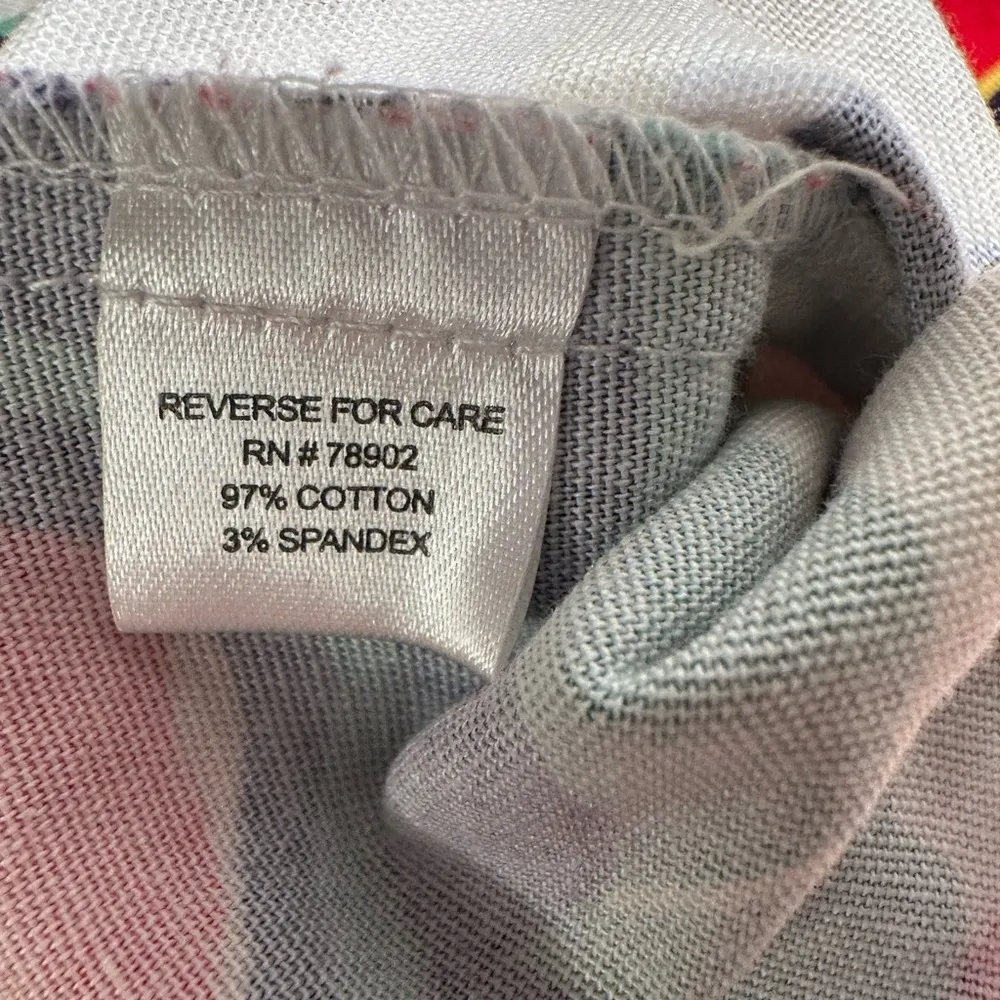 Erin London Floral Blazer Sz 8 Yellow Tropical Button Up Shirt Jacket Stretch Red - Image 3