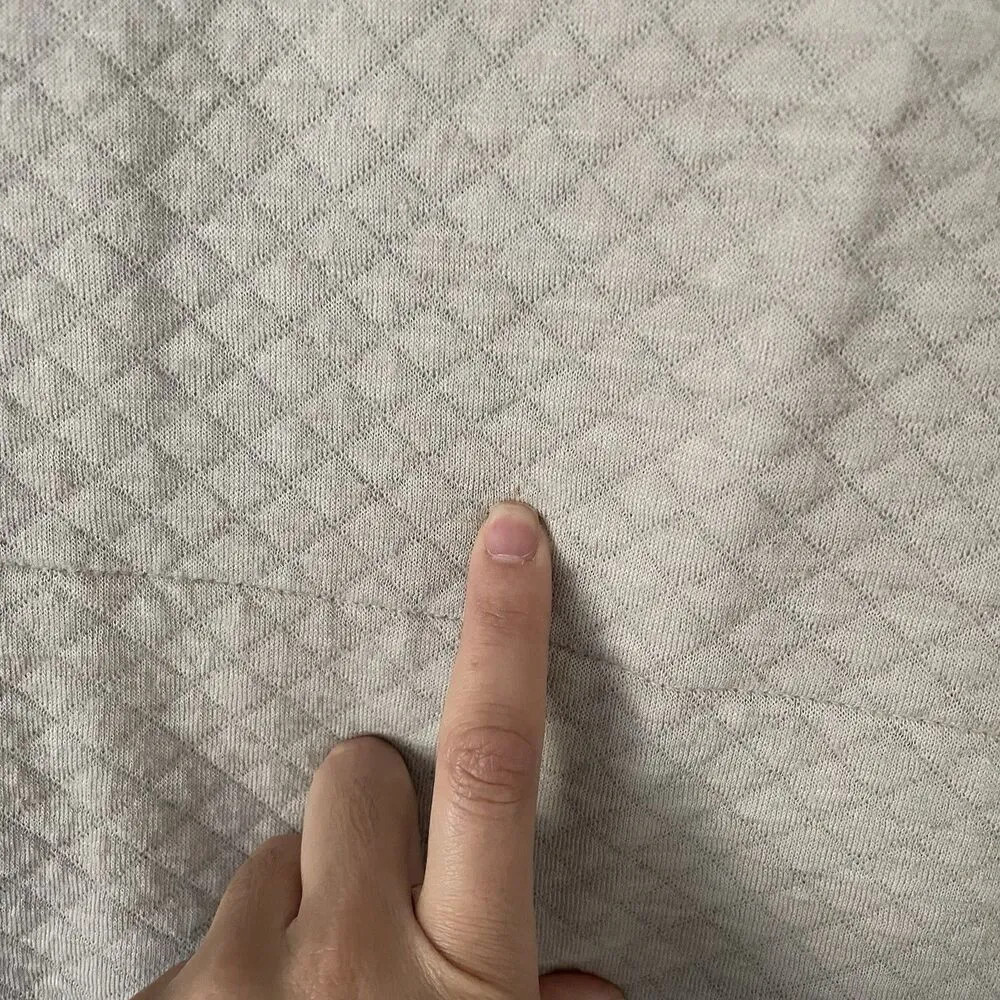 Kuhl Size S Athena Beige Quilted Merino Wool Blend Pullover Sweater - Image 2