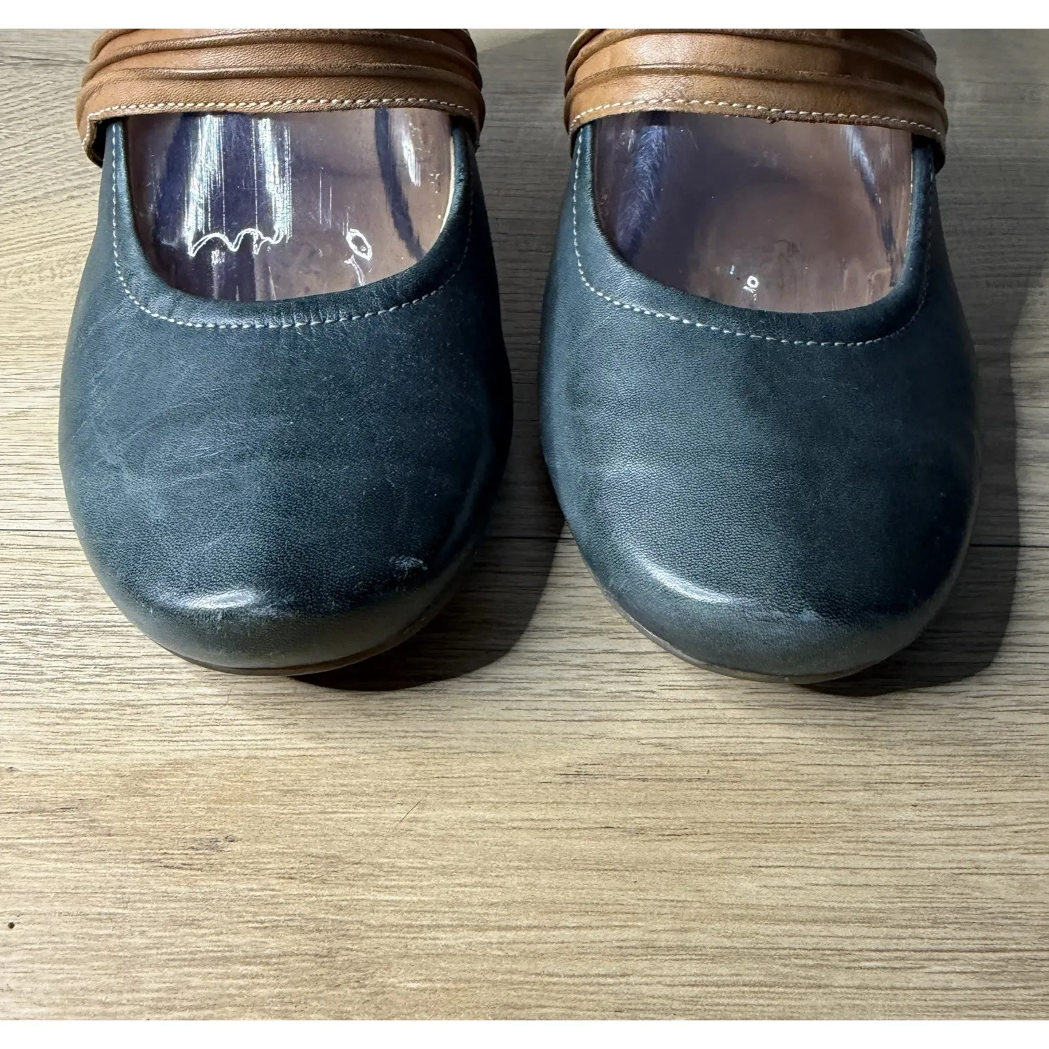 Remonte Dorndorf Shoes Slingback Sandal Teal Blue Brown Womens Size 8 US 39 EU - Image 5