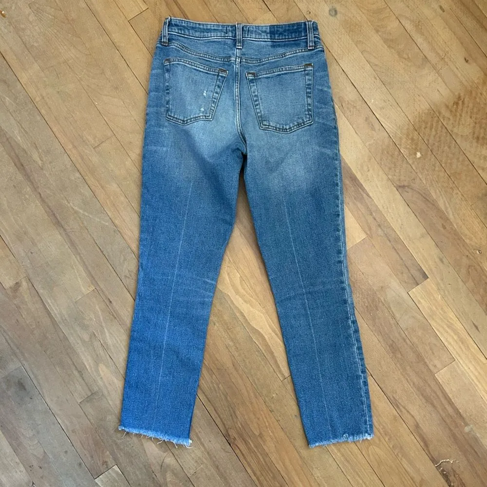 Abercrombie & Fitch Simone High Rise Slim Denim Jeans Women's Size 28 Regular - Image 2