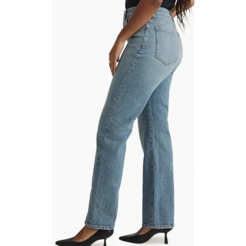 Madewell Curvy 90's Straight Leg Jean Hallstead Wash Size 28 - Image 3
