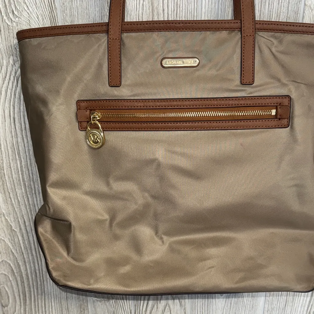 Michael Kors Tan and Brown Tote Bag- Excellent Condition - Image 13
