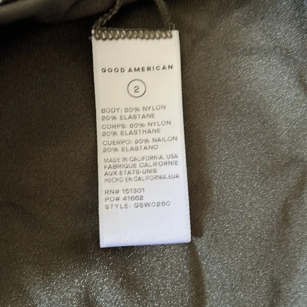 NEW GOOD AMERICAN WOMEN’S FOIL BETTER REVERSIBLE BIKINI BOTTOM SIZE MEDIUM - Image 7