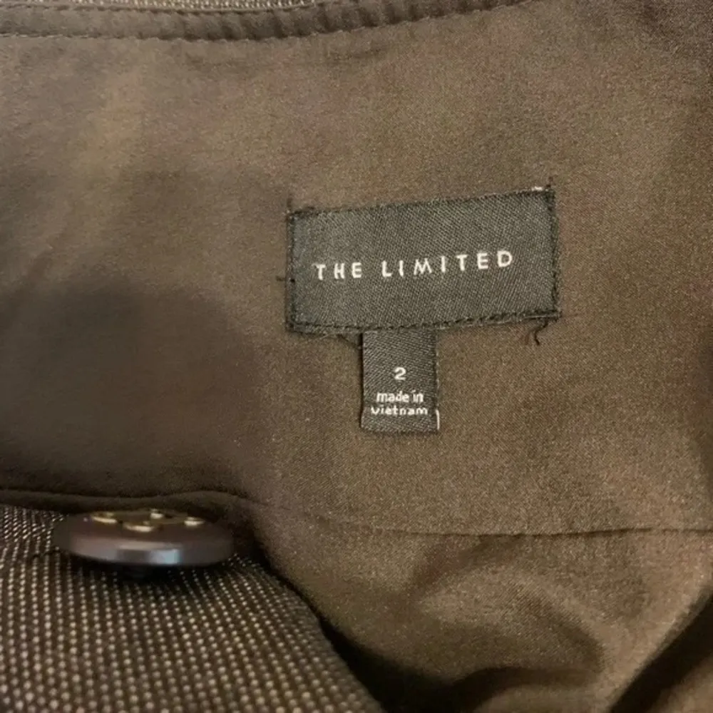 The Limited Gray Skirt Womens 2 Double Breasted Button Front Career Wear Hi Rise - Image 3