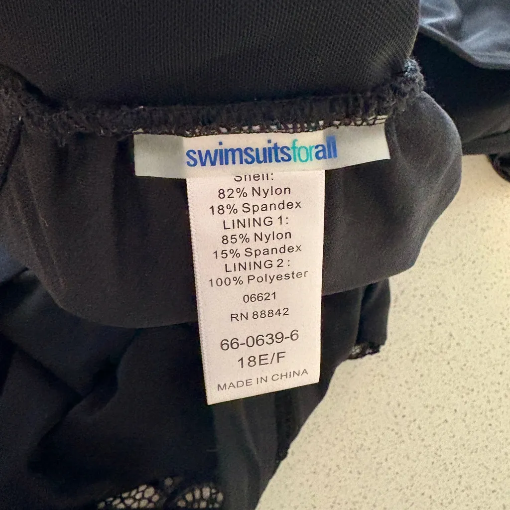 Swimsuits for All GabiFresh Lace Cutout Electra Monokini Size 18 - Image 7