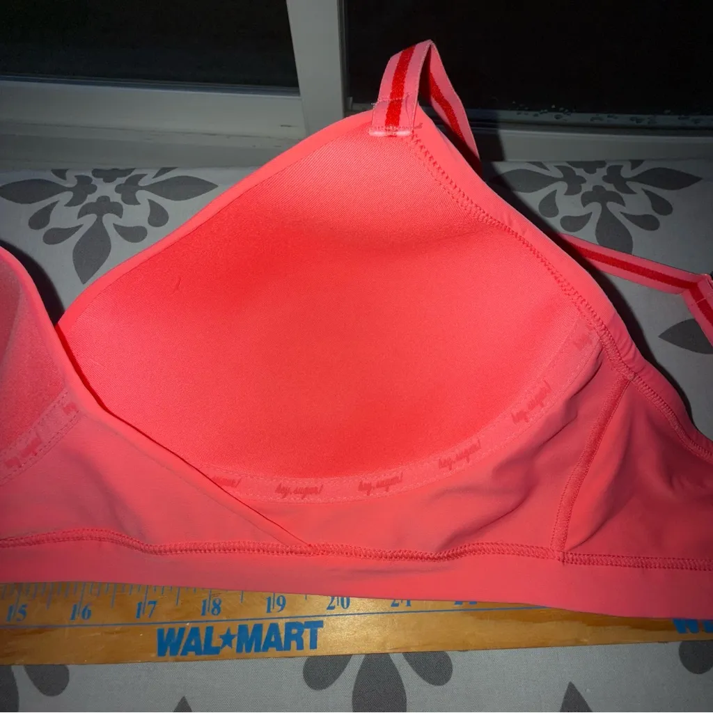 Kindly Yours Women’s So comfy lightly lined micro wire free bra XL Red - Image 10