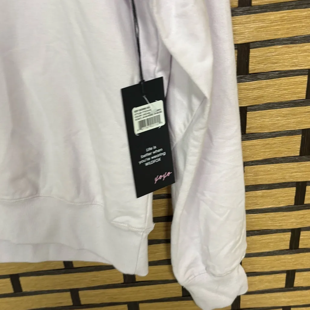Wild Fox Lavender Keep Going‎ Keep Growing Sweatshirt Size Small - Image 3
