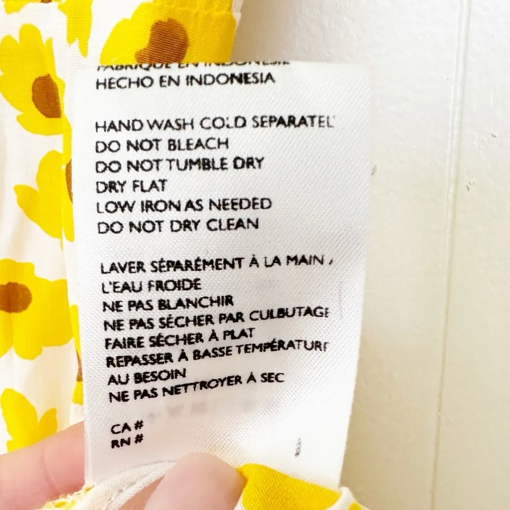 FAITHFULL THE BRAND Florence Mini Dress Marigold 8/Large - Image 7