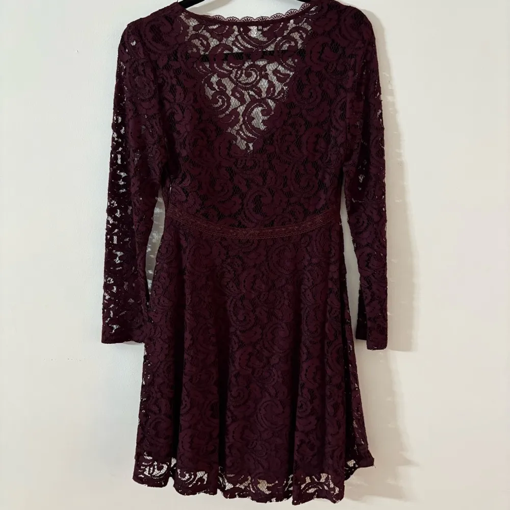 Inwear Burgundy Long Sleeve Lace V - Image 8
