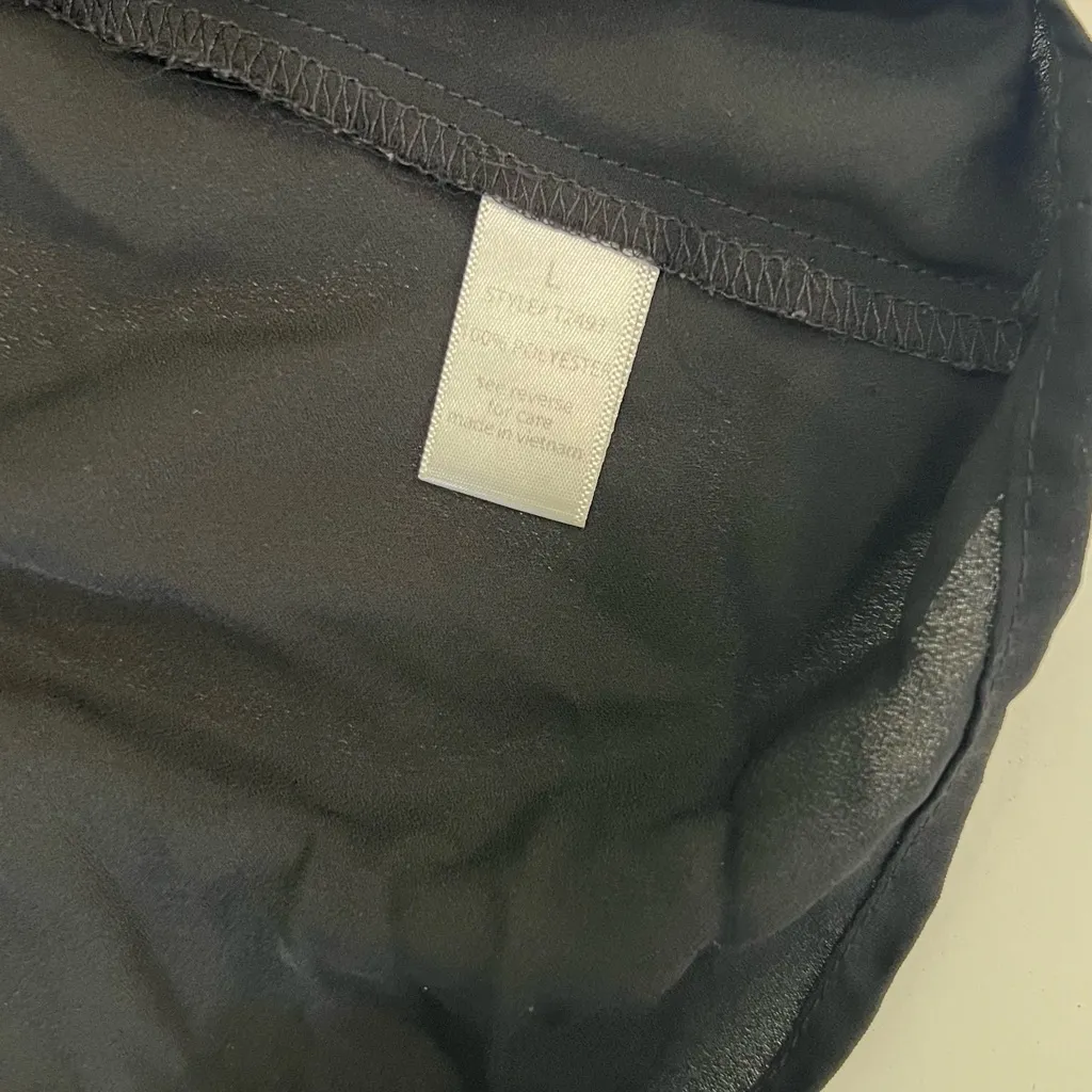 Active USA Black Off-Shoulder Blouse - Image 3