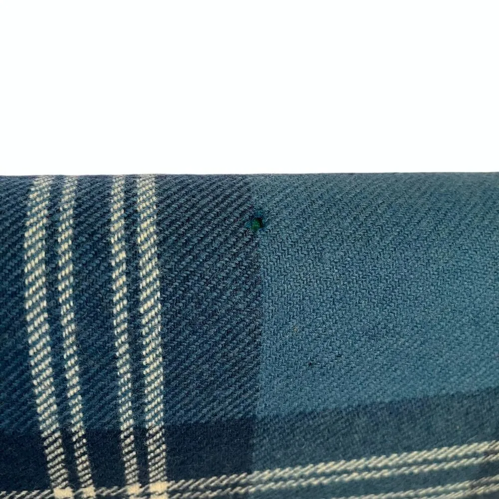 NWOT Vintage Brown's of Bermuda Set: Blue Wool Tartan Plaid Handbag & Wallet - Image 14