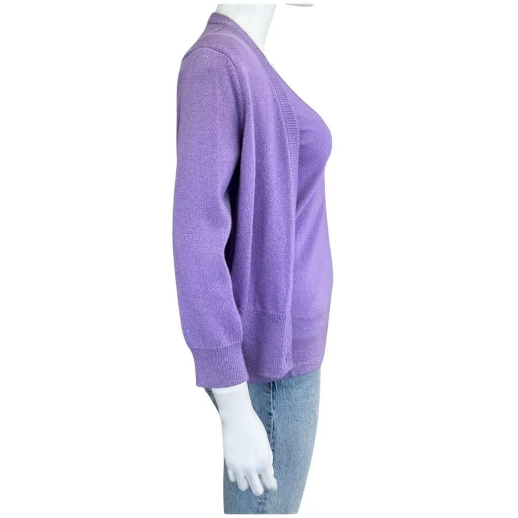 MICHAEL KORS Purple Cashmere Blend 2 PC Knit Set Size M - Image 4