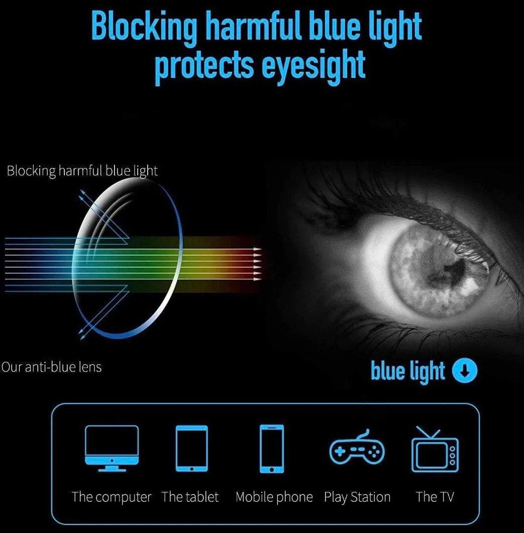 Blue Light Blocking Reading Glasses Black - Image 9