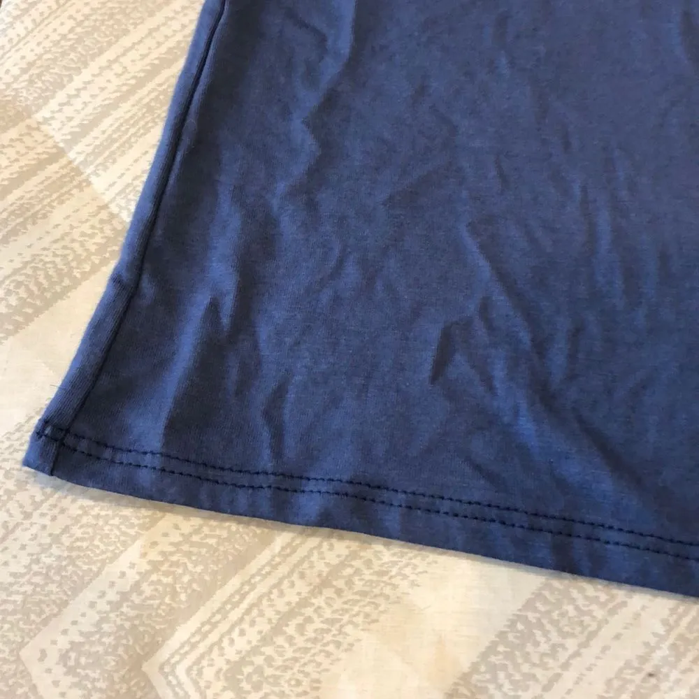 House of Tens Blue ‘Karma Will Find Its Way Babe’ Racerback Tank Top - Image 5