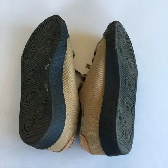 Clarks active lace‎ up Athletic Shoes Womens Size 8.5M Comfy Beige Black - Image 6