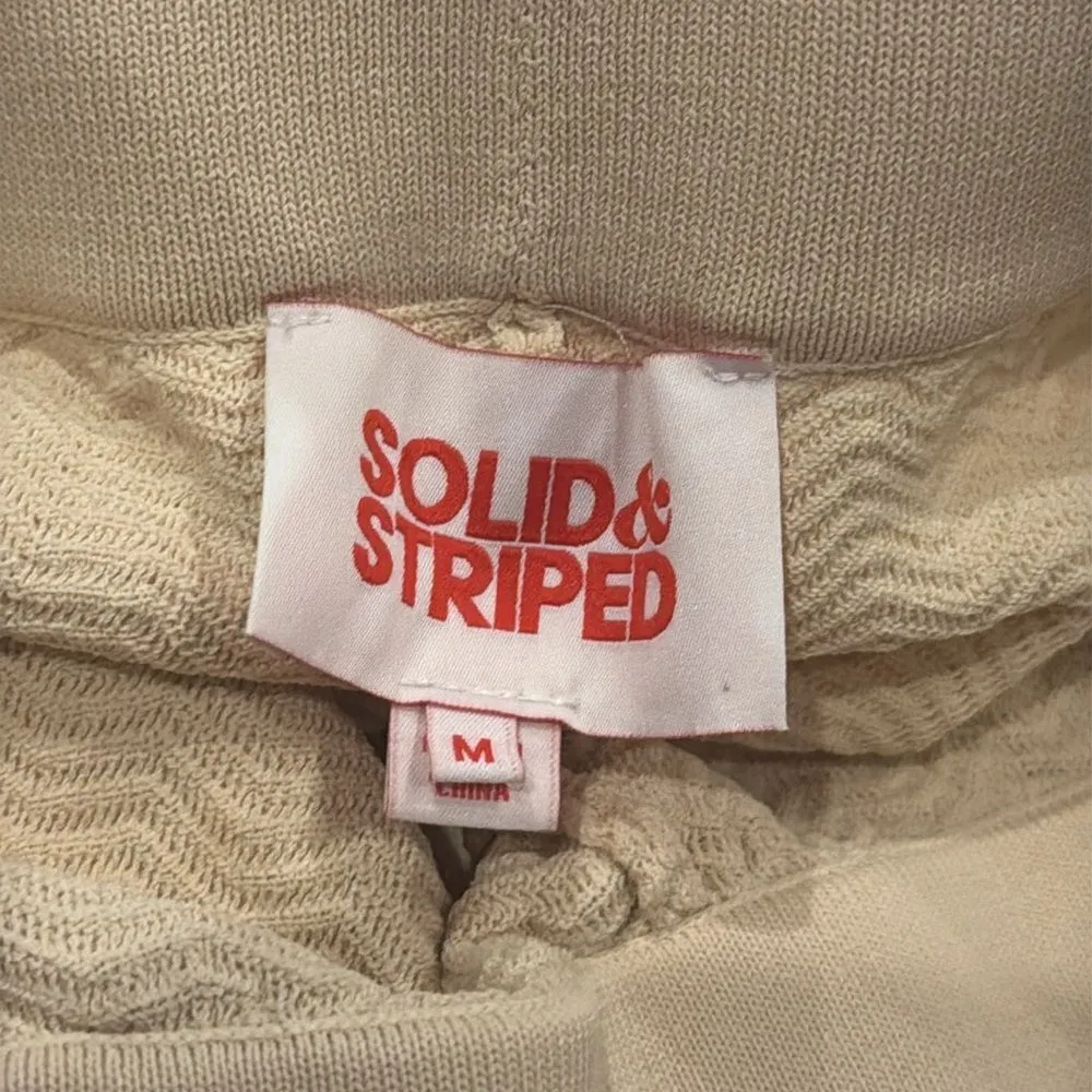 SOLID & STRIPED THE CHARLIE SHORT in OATMEAL M - Image 5