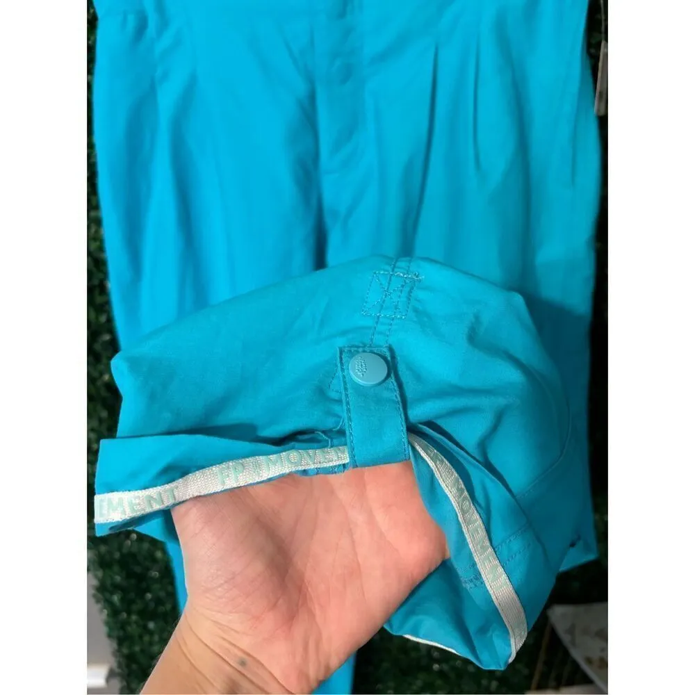 Free People Movement Mesmerize Me Cargo Pant sz Large Poolside Blue NWT - Image 3