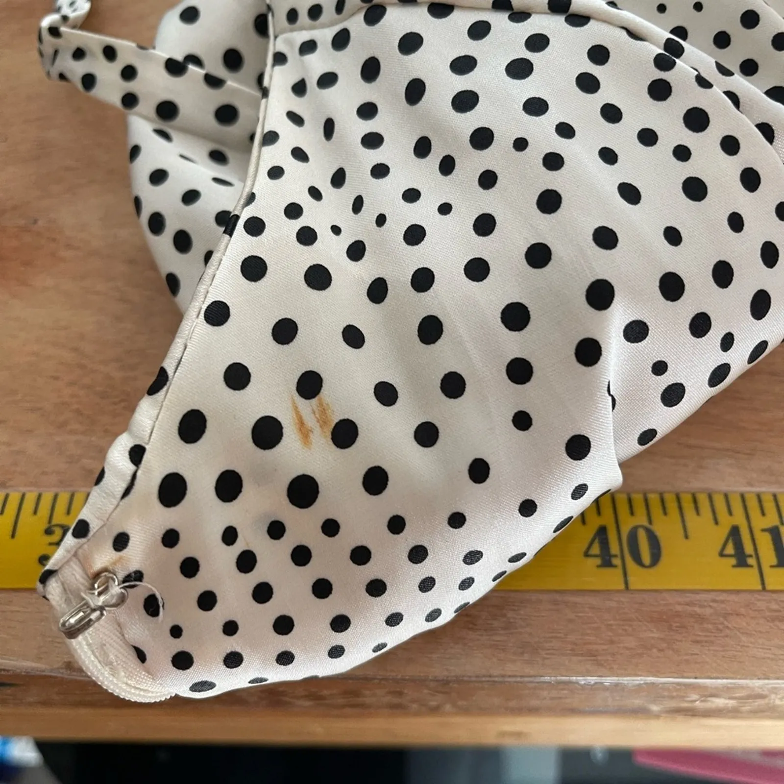 Vintage 90s Polka Dot Party Dress Jessica McClintock Party Cocktail Mini - Image 9