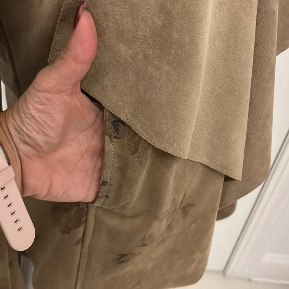 Kut From The Kloth Tayanita Faux Suede Floral Jacket - Image 5