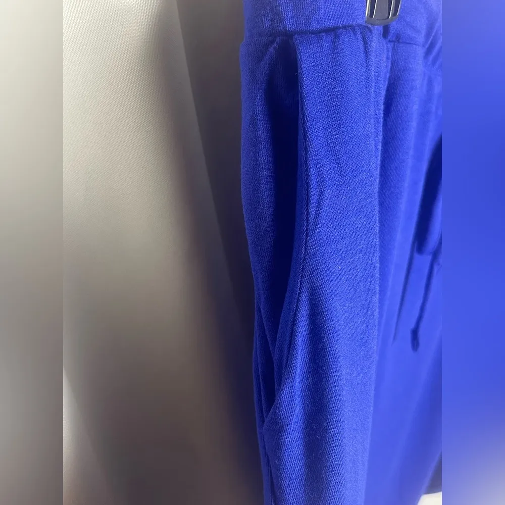 Zenana Women's Plus Size 3XL Blue Skirt Drawstring Pockets Tulip Hem NWT - Image 3