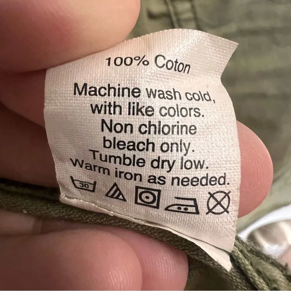 Women's Army Olive Green Military Utility Jacket Surplus Fleet Small - Image 14