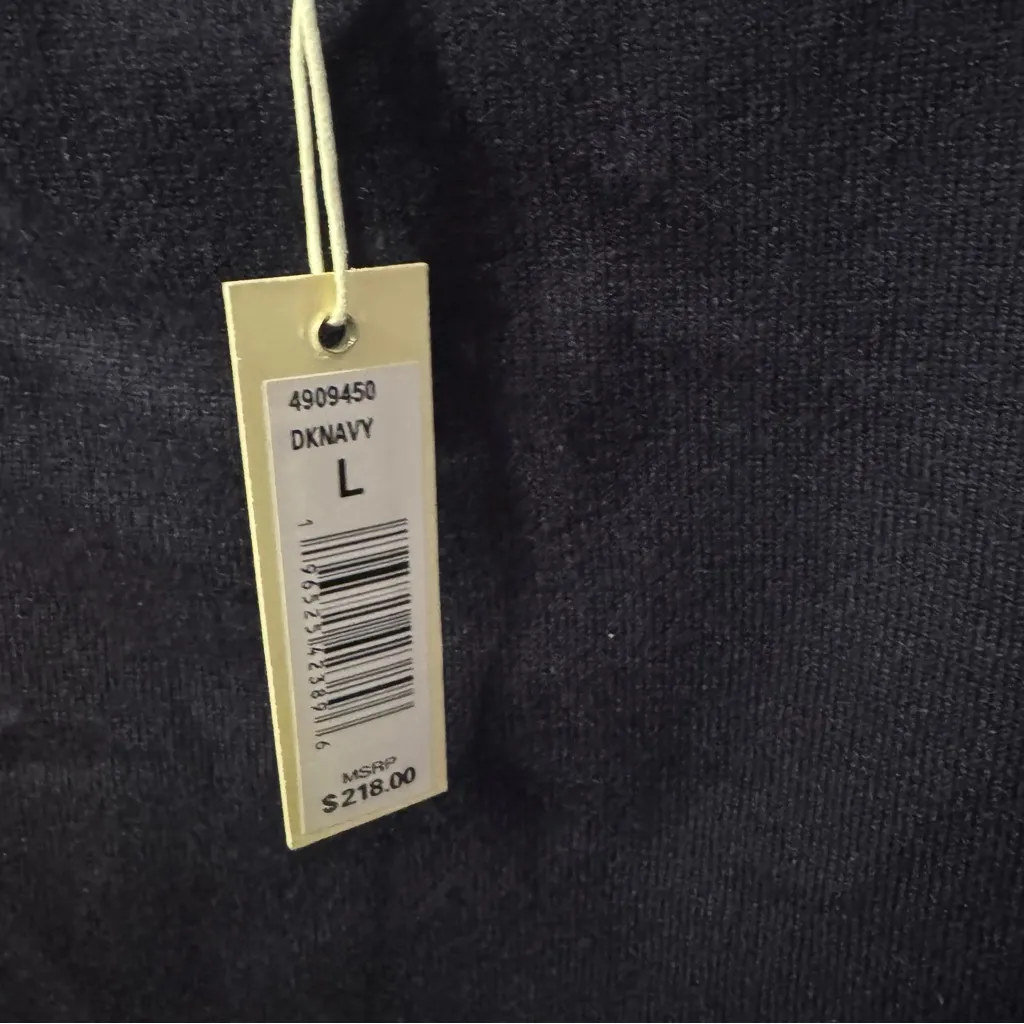 Max Studio London Women’s Large Dark Navy 2-Pc Sleeveless Dress With Sweater NWT - Image 3