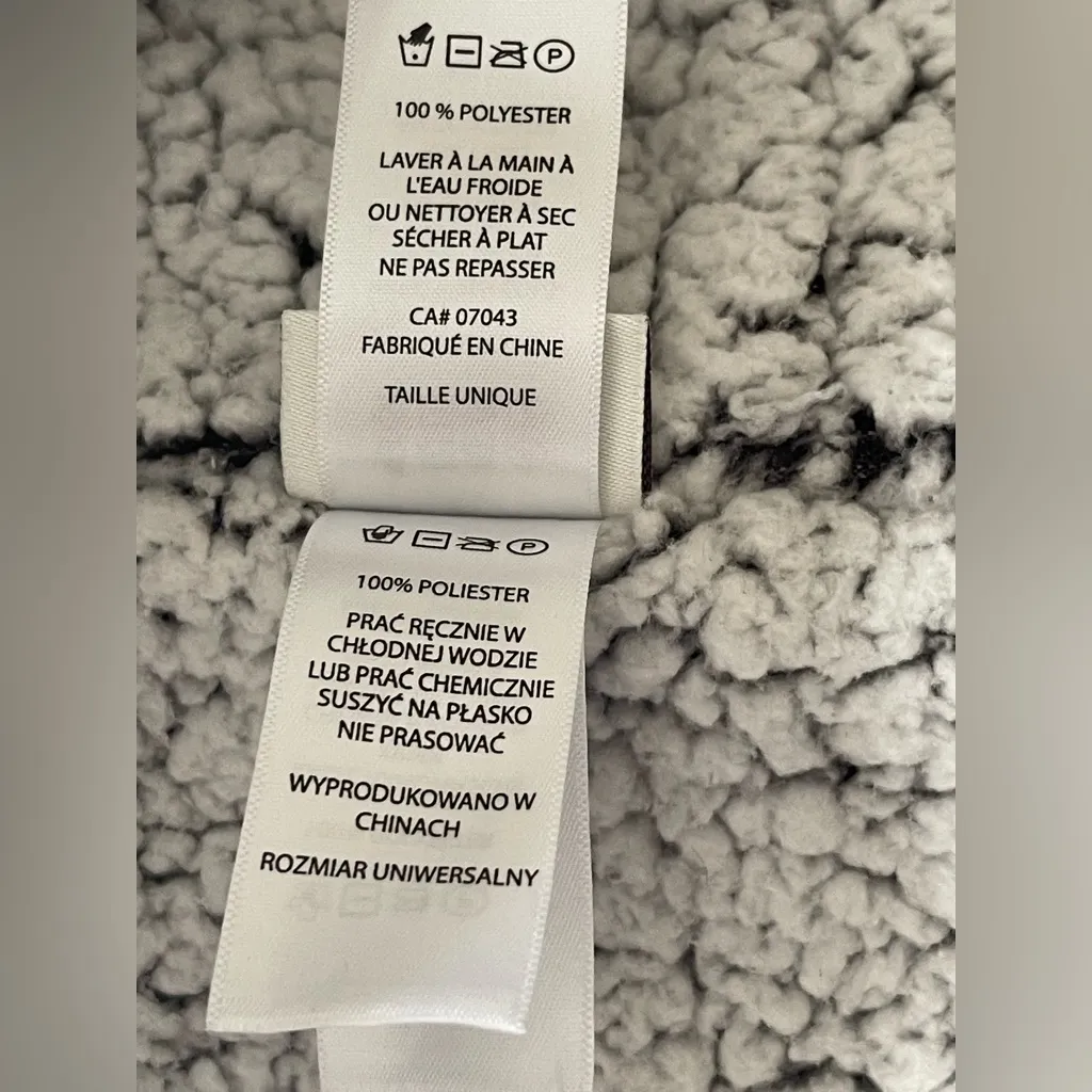 Aspen Gray Sherpa Infinity Scarf - Image 5