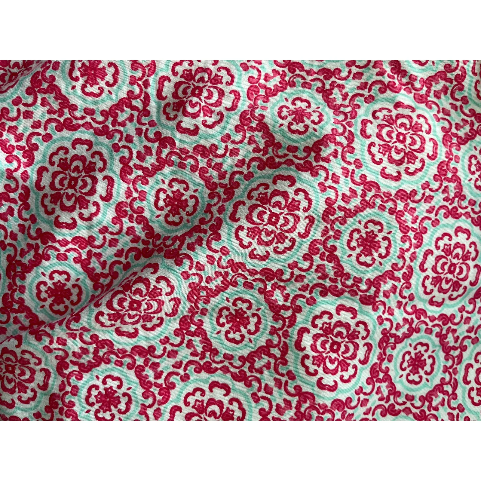 Caribbean Joe Tropical Bliss Elastic Waist Tassel Drawstring Pants Size Medium - Image 3