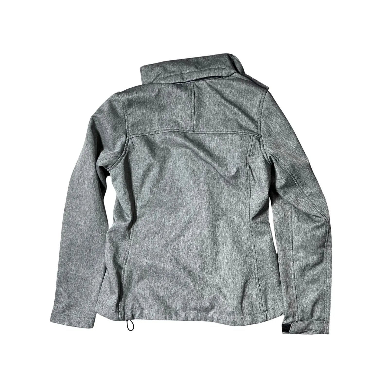 Columbia Womens Medium Softshell Jacket Gray Full Zip‎ Pockets Outdoors Active - Image 7