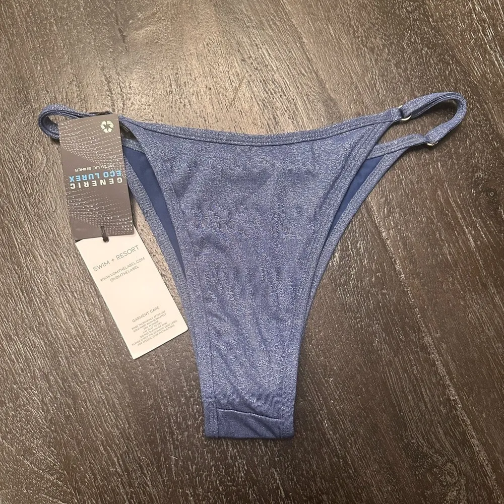 VDM Bella Reversible Bikini‎ Bottom in Blue - Image 4