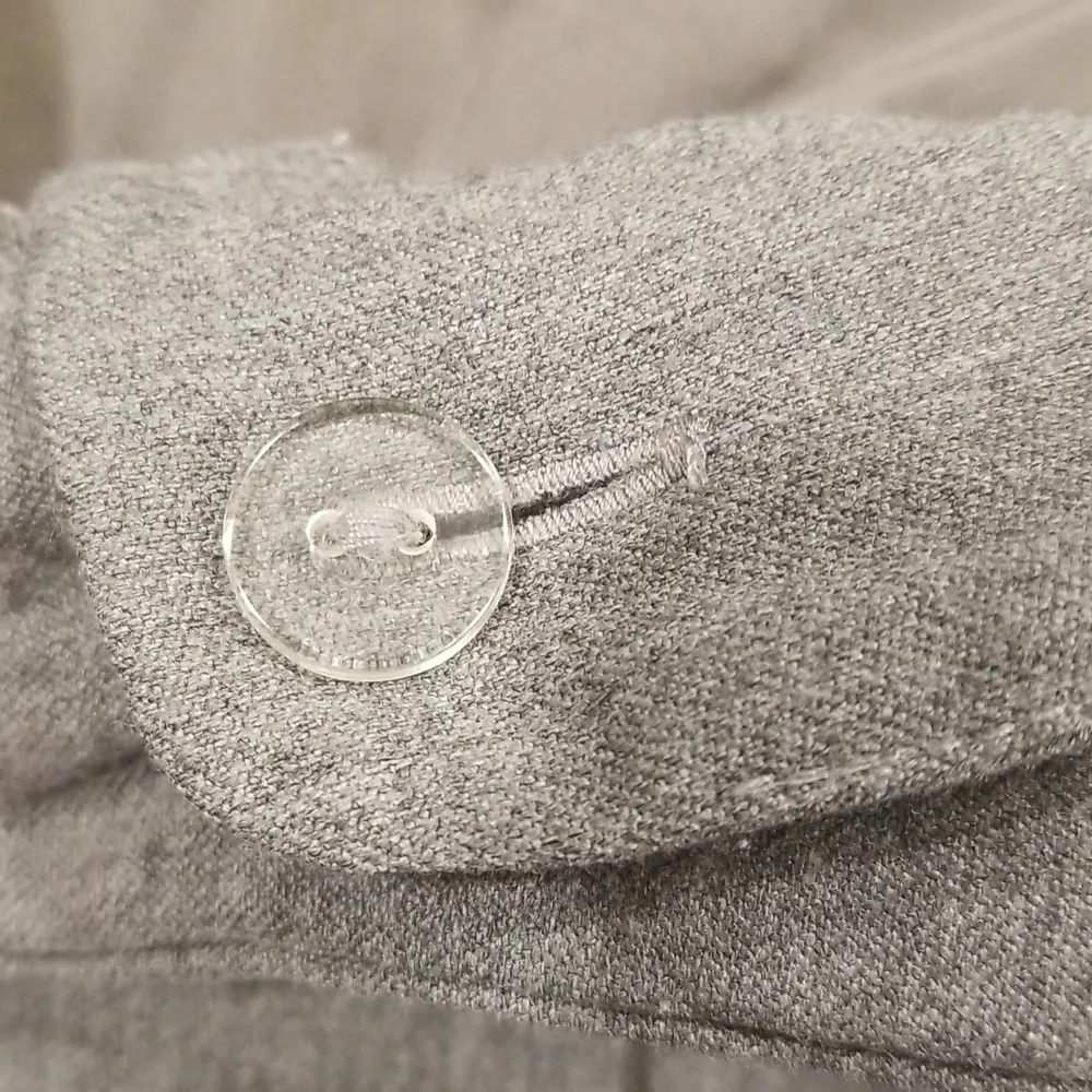 💕ANN TAYLOR💕 Curvy Trouser Pants Relaxed Straight Leg High Rise ~ Grey 10 - Image 6