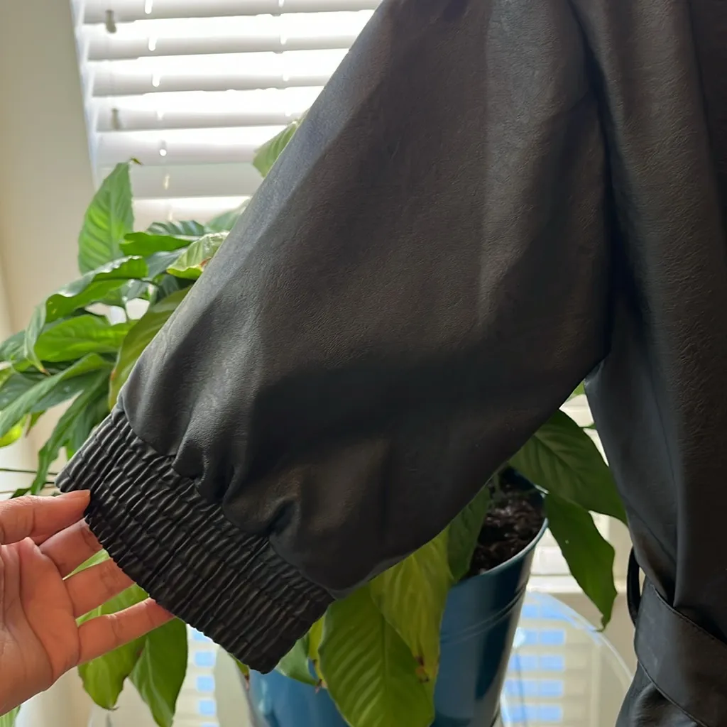 JLUX LABEL faux leather jacket size M Black Size M - Image 3