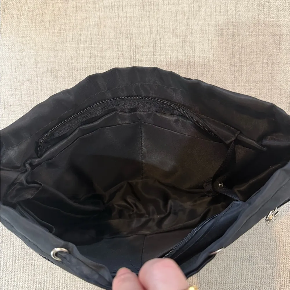 Black Nylon Tote Bag insert organizer M - Image 5