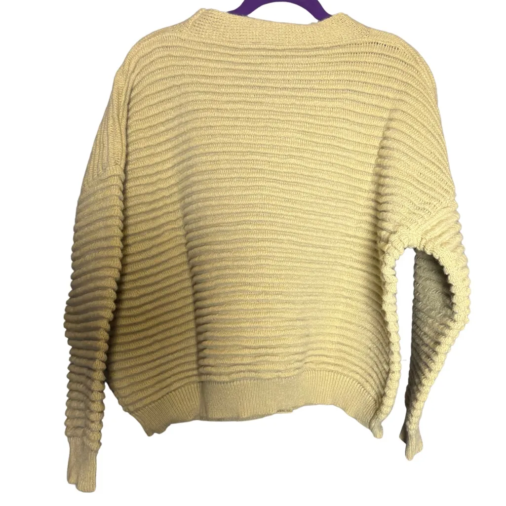 Elegant Light Olive Cardigan by en;semble Green Size L - Image 2